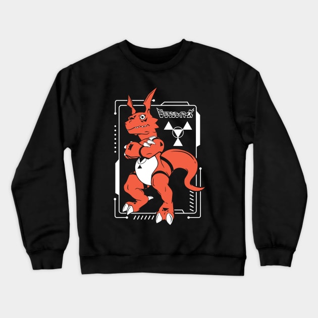 Digimon Guilmon Crewneck Sweatshirt by Arkllychile